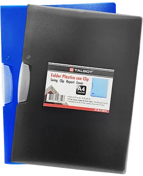 FOLDER PLÁSTICO CON CLIP PARA REPORTE TALBOT