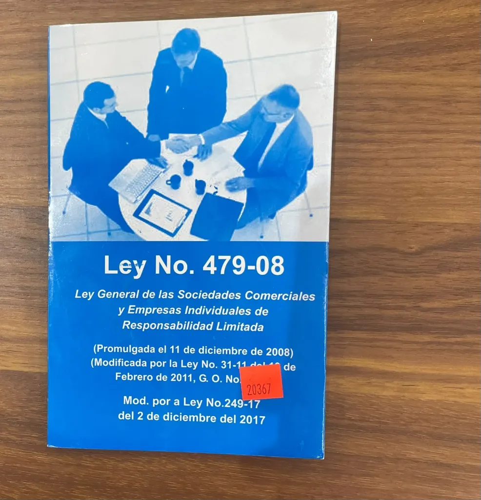 LEY NO. 479-08 LEY GENERAL DE LAS SOCIEDADES COMERCIALES