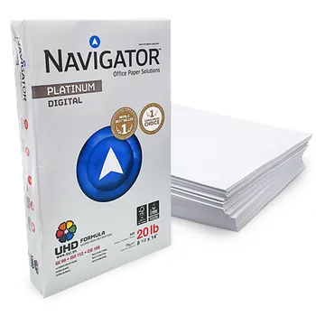 RESMA DE PAPEL LEGAL 8 1/2" x 14", NAVIGATOR PLATINUM 75GM