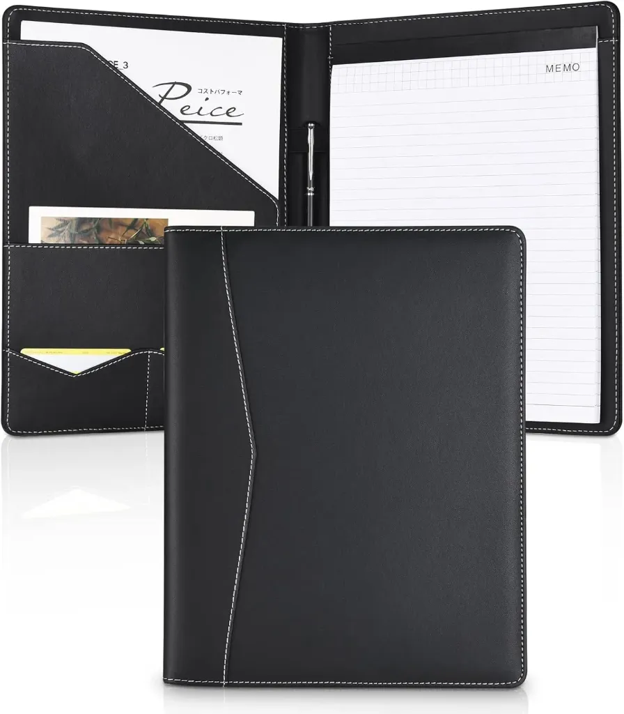 Carpeta Ejecutiva Hilos Blancos