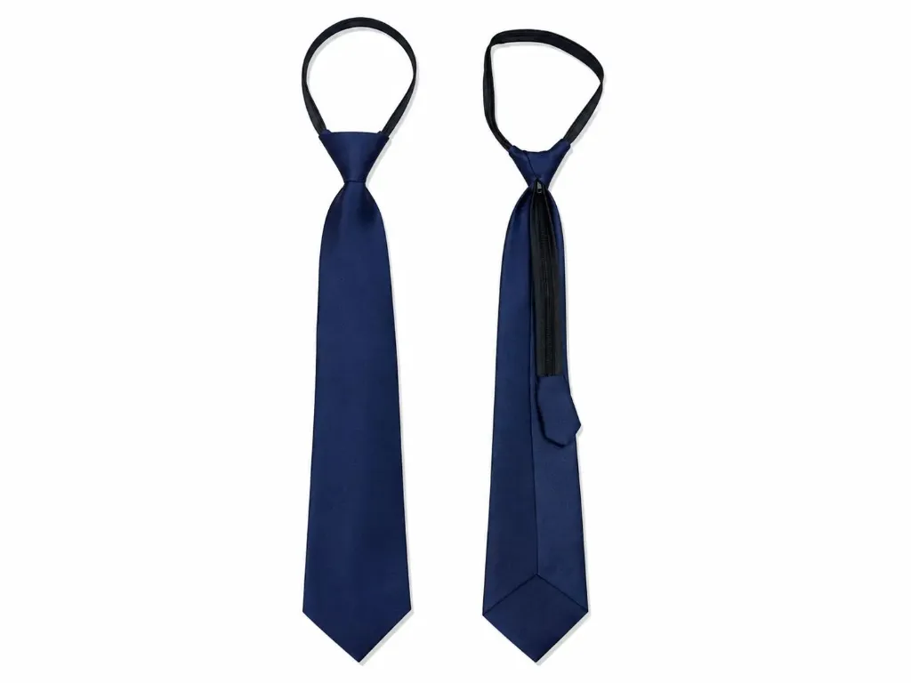 CORBATA ZIPPER CABALLEROS AZUL