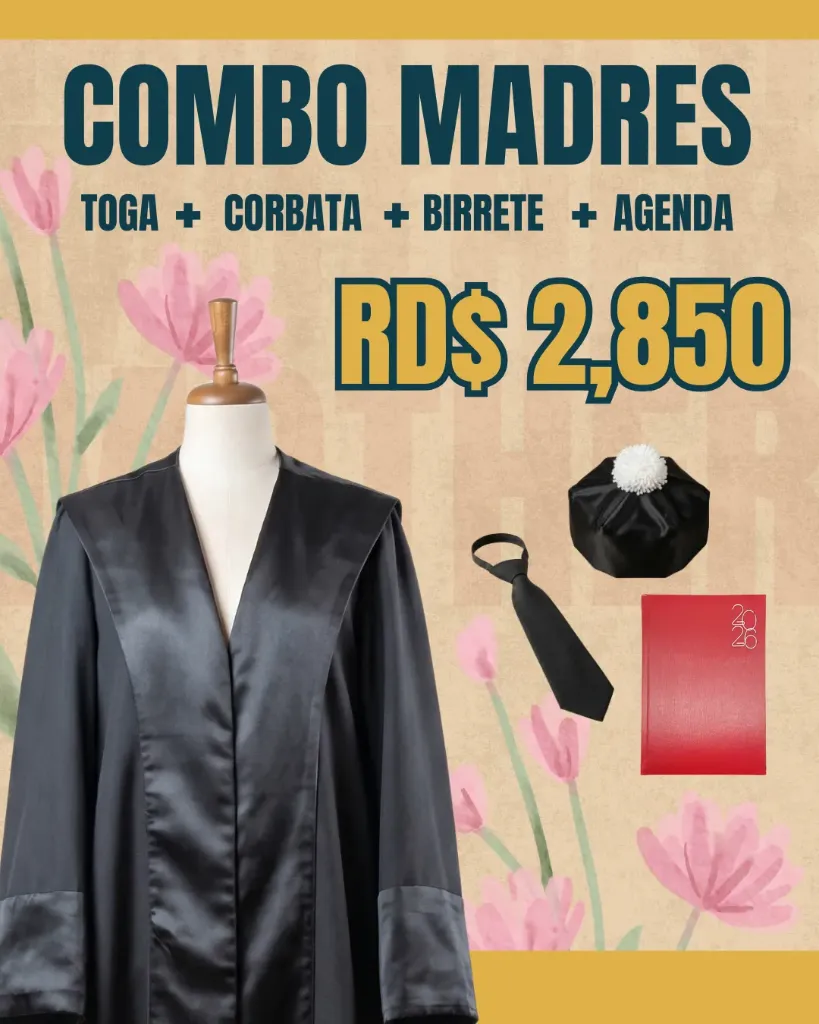 COMBO MADRES TOGA CLÁSICA