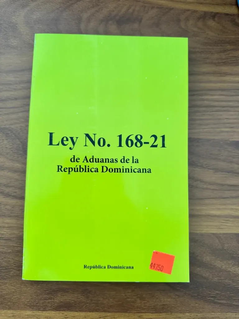 LEY NO. 168-21 SOBRE ADUANAS