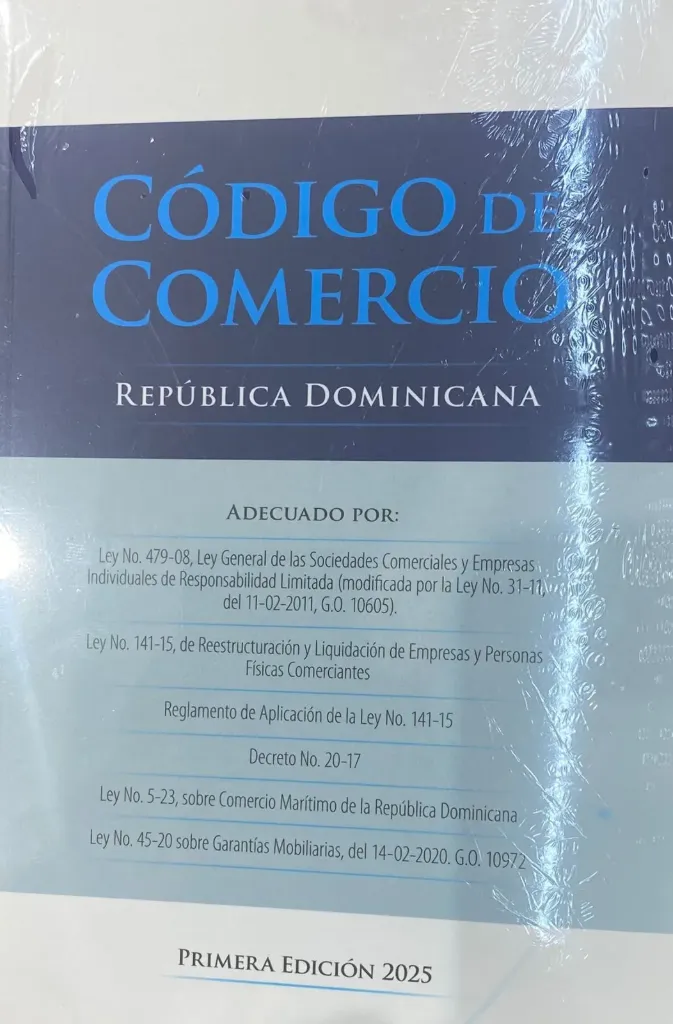 LIBRO - CODIGO DE COMERCIO DE LA REP. DOM.