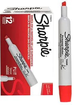 MARCADOR PERMANENTE SHARPIE ROJO