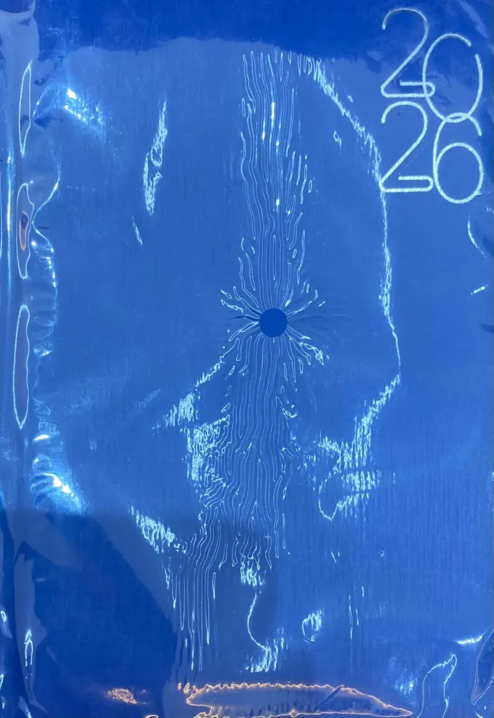 AGENDA EJECUTIVA 2026 AZUL METALICO